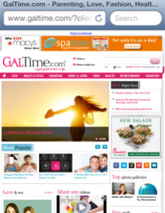 GalTime home page!