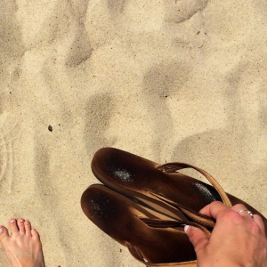 Toes in the sand = Best feeling ever.